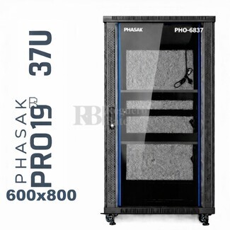 Armario Rack 37U 600x800 | Phasak Pro PHO-6837 19 In